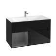 Villeroy Boch Finion G030GKPH Тумба под раковину 996х498 мм (anthracite matt/glossy black)