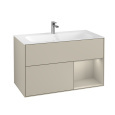 Villeroy Boch Finion F040HHHH Тумба под раковину 996х498 мм (sand matt/sand matt)