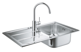 Grohe K400 31570SD0 Мойка для кухни из нержавейки комплект со смесителем