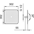 Верхний душ Laufen Other HF504722100000