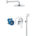 Grohe Eurosmart Cosmopolitan 25183001 Душевая система, со смесителем встроенным