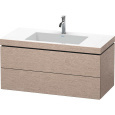 Тумба с раковиной 100 см Duravit L-Cube LC6928O1111, коричневый