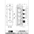 Термостат для ванны Gessi Inciso (58206#031) хром