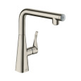 Смеситель для кухни Hansgrohe Metris Select M71 (14847800) сталь