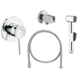 Гигиенический душ со смесителем Grohe BauClassic 124434