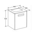 Тумба под умывальник Roca (ZRU9000079)