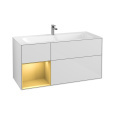 Villeroy Boch Finion F060HFGF Тумба под раковину 1196х498 мм (gold matt/glossy white)