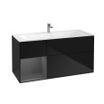 Villeroy Boch Finion F060GKPH Тумба под раковину 1196х498 мм (anthracite matt/glossy black)