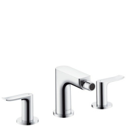 Смеситель для биде 31283 000 Hansgrohe Metris, на 3 отверстия