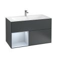 Villeroy Boch Finion F030HAHG Тумба под раковину 996х498 мм (cloud matt/midnight blue matt)