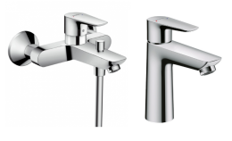 Комплект смесителей Hansgrohe Talis E (71740000/71710000) серый