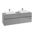 Villeroy Boch Collaro C02100FP Тумба под раковину 1600х500 мм (Glossy Grey)