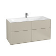 Villeroy Boch Finion F05000HH Тумба под раковину 1196х498 мм (sand matt)