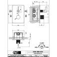 Термостат для ванны Gessi Inciso (58134#031) хром