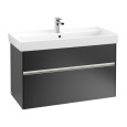 Villeroy Boch Collaro C011L0PD Тумба под раковину 954х444 мм (Black Matt Lacquer)