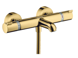 Смеситель для ванны и душа Hansgrohe Ecostat Comfort (13114990) полированное золото