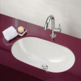 Раковина Villeroy & Boch O.Novo 41625001 Врезная 53 * 32 см, монтаж снизу столешницы