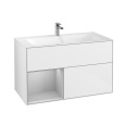 Villeroy Boch Finion G030GJGF Тумба под раковину 996х498 мм (light grey matt/glossy white)