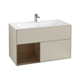 Villeroy Boch Finion G030GNHH Тумба под раковину 996х498 мм (walnut veneer/sand matt)