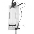 Дозатор для мыла Nofer 03107.B автоматический, установка за зеркалом