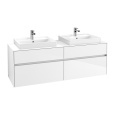 Villeroy Boch Collaro C02400DH Тумба под раковину 1600х500 мм (Glossy White)