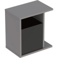 Шкафчик Geberit iCon 840239000, 37 см, с многофункциональным ящиком, цвет платиновый