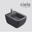 Ceramica CIELO Shui Comfort SHCOBS CM - Биде подвесное 55*37 см, с отверстием для смесителя (Cemento