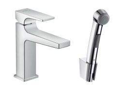 Смеситель для раковины Hansgrohe Metropol 32522000 с гигиеническим душем Хром