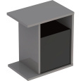 Шкафчик Geberit iCon 840139000, 37 см, с многофункциональным ящиком, цвет платиновый