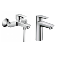 Комплект смесителей Hansgrohe Talis E (71740000/71710000) серый