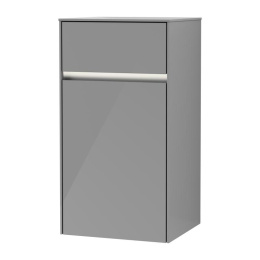 Villeroy Boch Collaro C032L1FP Шкаф боковой для ванной комнаты, петли справа (Glossy Grey)