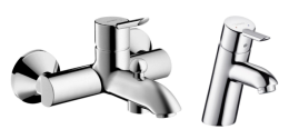 Комплект смесителей Hansgrohe Focus S (31742000/31701000) хром