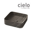 Ceramica CIELO Shui Comfort SHCOLAQ40 GS - Раковина накладная на столешницу 40 * 40 см (Grey Stone)