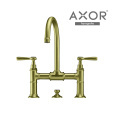 AXOR Montreux 16511950 Двухвентильный смеситель для раковины с поворотным изливом (шлифованная латун