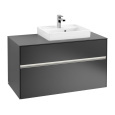 Villeroy Boch Collaro C015L0PD Тумба под раковину 1000х500 мм (Black Matt Lacquer)