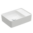 Раковина накладная 51 см Villeroy&Boch Collaro (4A1753RW) белый камень