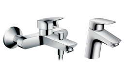 Комплект смесителей Hansgrohe Logis (71400000/71070000) хром