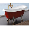 Акриловая ванна 170x85 BelBagno (BB04-ROS-BRN), округлая