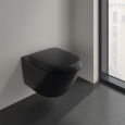 Подвесной унитаз Villeroy&Boch Antao (4674T0R7) безободковый, технология TwistFlush, Pure Black