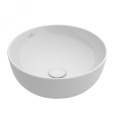 Раковина накладная 43 см Villeroy&Boch Artis (417943RW) белый камень круглая