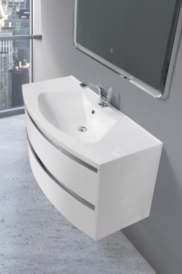 Тумба под раковину BelBagno Prospero BB600DVC/BL 60 см, белый глянцевый (Bianco Lucido)