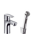 Смеситель для раковины с гигиеническим душем 31165000 Hansgrohe Talis E 2