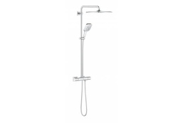 Душевая система с термостатом Grohe Rainshower SmartActive (26694000) хром, белый