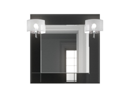 Зеркало BERLONI BAGNO VENEZIA SCI0800V/black