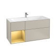 Villeroy Boch Finion F060HFHH Тумба под раковину 1196х498 мм (gold matt/sand matt)