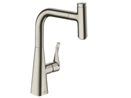 Смеситель для кухни Hansgrohe Metris Select M71 (14857800) сталь