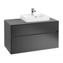 Villeroy Boch Collaro C01500PD Тумба под раковину 1000х500 мм (Black Matt Lacquer)