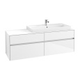 Villeroy Boch Collaro C03000DH Тумба под раковину 1600х500 мм (Glossy White)