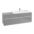 Villeroy Boch Collaro C030L0FP Тумба под раковину 1600х500 мм (Glossy Grey)