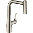 Смеситель для кухни Hansgrohe Metris M71 (73800800) сталь